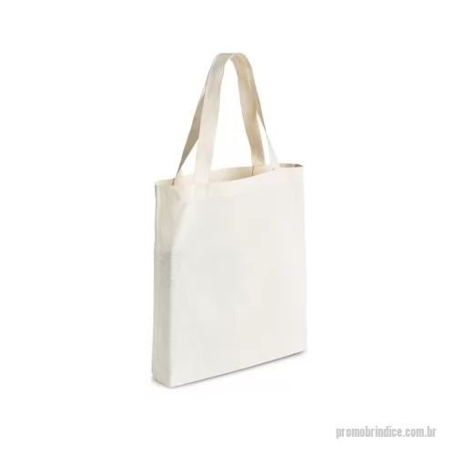Sacola de Algodão personalizada - Sacola de algodão com alças costuradas na parte interna. Fabricação Própria.