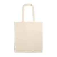 Sacola 100% algodão (140 g/m²) com alças de 60 cm. 375 x 415 mm
