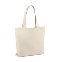 Sacola 100% algodão (180 g/m²) com alças de 65 cm. 460 x 400 x 105 mm