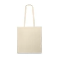 Sacola 100% algodão (100 g/m²) com alças de 75 cm. 370 x 410 mm