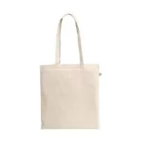 Sacola em 100% algodão orgânico (180 g/m²), com alças de 65 cm. 380 x 420 mm