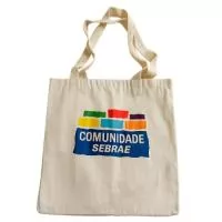 Sacola De Algodão Cru Tamanho 30x40 cm sem limite de cor pequenas quantidades em até 24 horas confira nosso site www.brindespremium.com.br