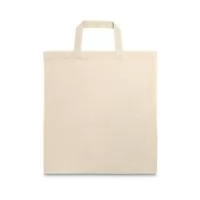 Sacola em 100% algodão (100 g/m²) com alças de 30 cm. 370 x 410 mm