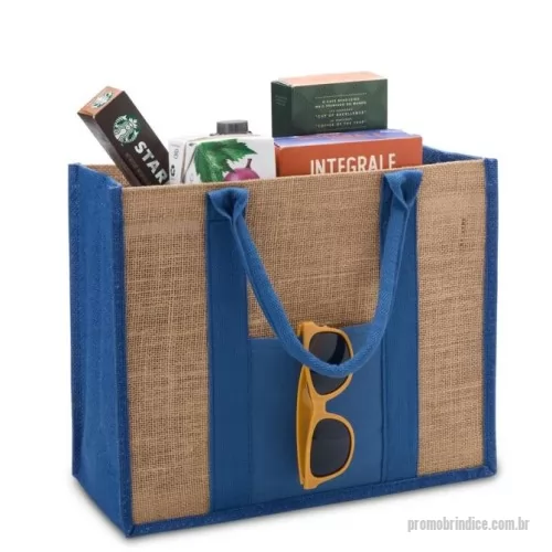 Sacola de Juta personalizada - Sustentabilidade e resistência num só item! Nossa Sacola confeccionada em linho é mais uma opção para quem busca itens responsáveis ecologicamente. Com ótimo espaço interno e alças costuradas, leve-a para qualquer lugar.