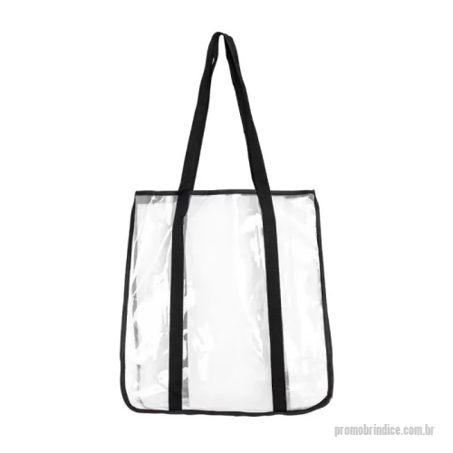 Sacola de plástico personalizada - Nossa sacola de PVC é resistente à água e foi projetada para quem valoriza organização e praticidade. Espaçosa o suficiente para acomodar todos os itens essenciais, ela é perfeita para o dia a dia ou momentos que pedem rapidez e eficiência. Suas alças de nylon garantem conforto no transporte, enquanto o design transparente facilita a visualização do que está dentro, evitando esquecer qualquer coisa importante.