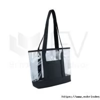 A Sacola de PVC Transparente com Nylon Personalizada combina resistência, praticidade e excelente apresentação para sua marca. Produzida com corpo em PVC transparente e acabamento em nylon de alta qualidade, oferece maior durabilidade e um visual moderno, ideal para eventos, feiras, congressos, ações promocionais, kits corporativos, cosméticos e brindes personalizados.  Seu design permite visualizar facilmente o conteúdo interno, enquanto o acabamento em nylon proporciona mais resistência ao uso diário e um toque sofisticado ao produto. Fabricamos em diversos tamanhos, cores e modelos, com personalização exclusiva para atender às necessidades da sua empresa.  Características do Produto  ? PVC transparente de alta qualidade ? Acabamento reforçado em nylon resistente ? Diversos tamanhos e modelos disponíveis ? Personalização com logomarca ou arte exclusiva ? Alças resistentes para maior conforto no transporte ? Ideal para eventos, feiras, brindes corporativos e kits promocionais ? Produç