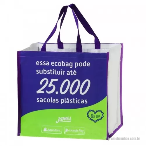 Sacola de ráfia personalizada - Sacola Ecobag em  Ráfia Laminada 120 Grs , Qualidade DIGITAL UV