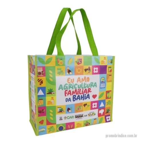 Sacola de ráfia personalizada - Sacola de Ráfia Laminada 120 Gramas -Impressão  Digirtal UV e Tinta sem solventes Cromia frente e costa mais lateral