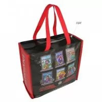 Ecobag em  Ráfia Laminada 120 Gramas -com ZIPER -Cromia frente e costa mais lateral