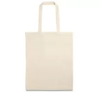 Sacola em 100% algodão (120 g/m²), com alças de 60 cm.
