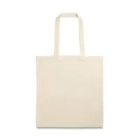 Sacola em 100% algodão (140 g/m²) com alças de 60 cm.