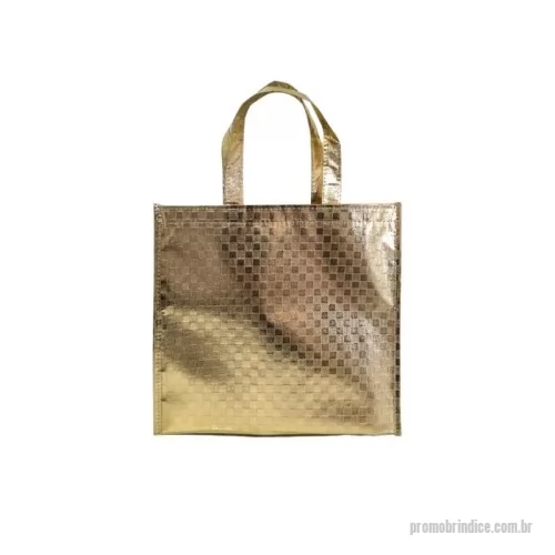 Sacola de TNT metalizado personalizada - Sacola de TNT Metalizado personalizada, 80g gramas, material dourado. Outras opções de cores: pink, prata, preto, vermelho.