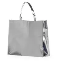 Sacola TNT Metalizada - 40,5 x 50 x 14 cm