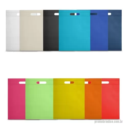 Sacola de TNT personalizada - Sacola em non-woven (80 g/m²) termo-selado.