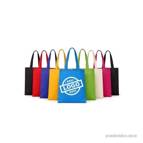Sacola de TNT personalizada - FICHA TÉCNICA – SACOLA TNT Produto: Sacola TNT 80 / 60. Modelo: Tradicional - Debruada. Tamanho: Definir. Características 	• Produto reutilizável e sustentável 	• Costura reforçada nas laterais e alças 	• Personalização Silk  - DTF