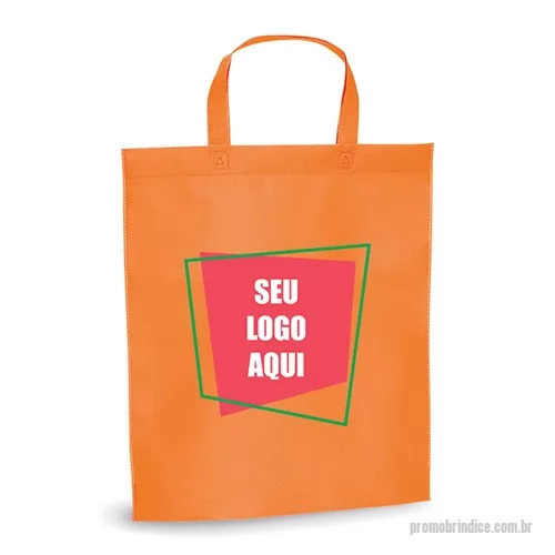 Sacola de TNT personalizada - Fabricação própria. Sacolas retornável em tnt 80 gramas com acabamento em alta fusão (Material aquecido, não tem costura) ideal para gravação em silk 