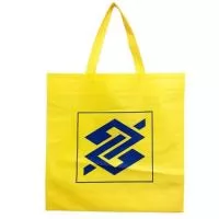 Fabricação própria. Sacolas retornável em tnt 80 gramas com acabamento em alta fusão (Material aquecido, não tem costura) ideal para gravação em silk 