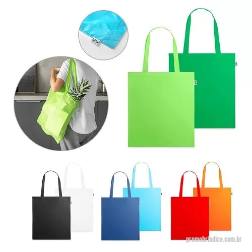 Sacola ecológica personalizada - Sacola Ecológica em rPET