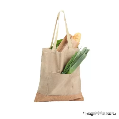 Sacola ecológica personalizada - Bolsa em poliéster, leve, resistente e sustentável. Perfeita para o dia a dia!