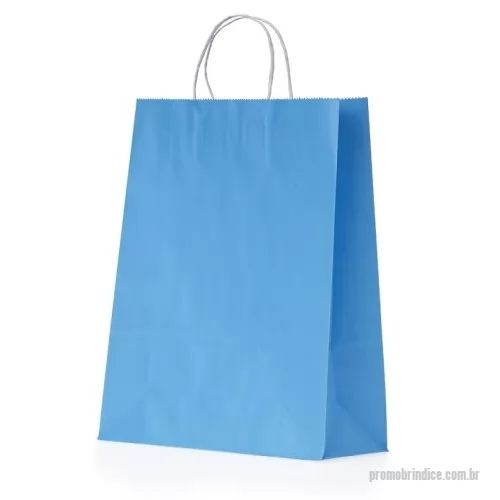 Sacola ecológica personalizada - Sacola Kraft Média