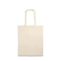 Sacola em 100% algodão (120 g/m²), com alças de 40 cm. 270 x 330 mm