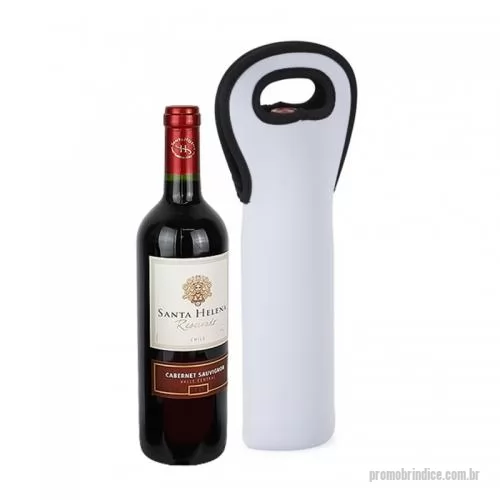 Sacola Isotérmica personalizada - Sacola Isotérmica para 1 Garrafa de Vinho Personalizada