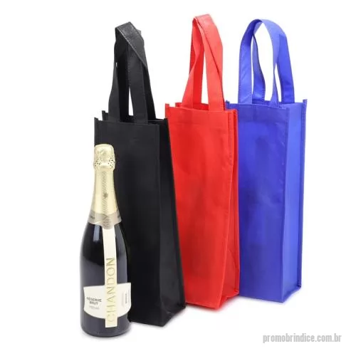 Sacola para Garrafa personalizada - Sacola Personalizada para 1 Garrafa de Vinho