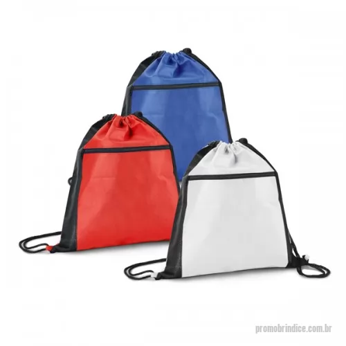 Sacola personalizada - Sacola tipo mochila