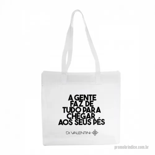 Sacola personalizada - Sacola de PVC Personalizada 