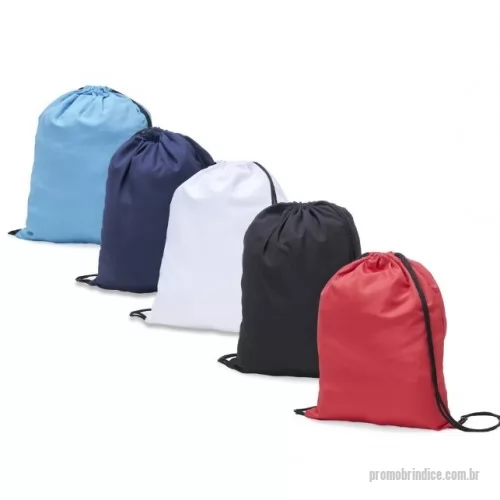 Sacola personalizada - Mochila Saco Sublimática Microfibra