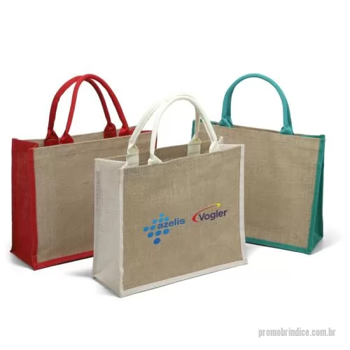 Sacola personalizada - Sacola de Juta Ecológica Personalizada