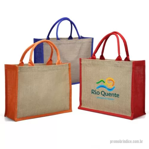 Sacola personalizada - Sacola de Juta Ecológica Personalizada
