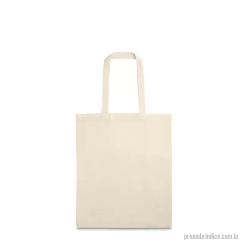 Sacola personalizada - Sacola em 100% algodão (120 g/m²), com alças de 40 cm. 270 x 330 mm