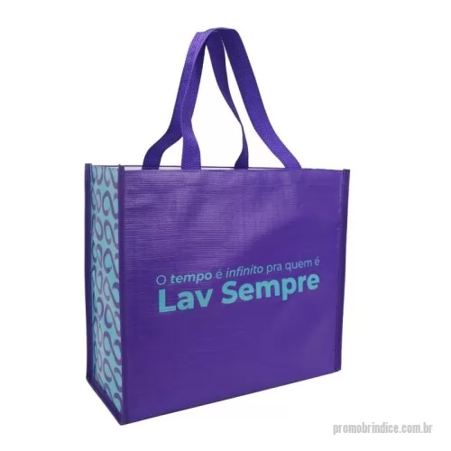 Sacola Reutilizável personalizada - Sacola de Ráfia Laminada 120 Grs - Impressão DIGITAL UV - Qualidade Fotográfica