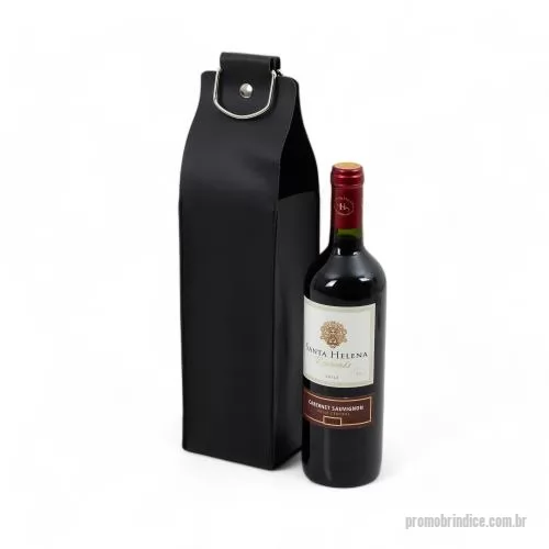 Sacola térmica personalizada - Sacola Personalizada para 1 Garrafa de Vinho