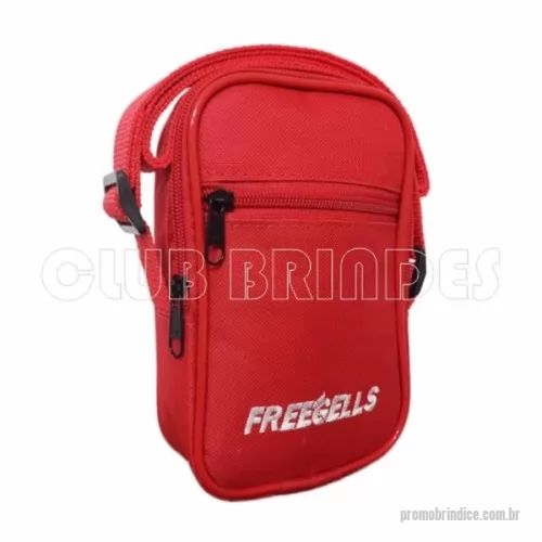 shoulder bag personalizado - Bolsa Shoulder Bag com 2 compartimentos e alça de ombro, fabricada em poliéster 600. Disponível em várias cores.