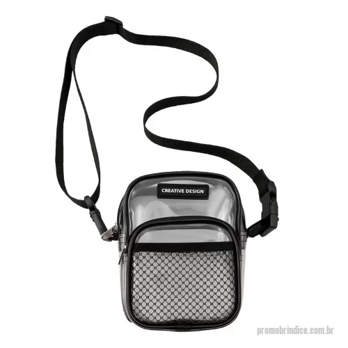 shoulder bag personalizado - Shoulder Bag Transparente é uma peça moderna e funcional, perfeita para quem busca praticidade sem abrir mão do estilo. Com design minimalista e estrutura em PVC Cristal, ela destaca a transparência como seu principal diferencial, permitindo visualizar os itens internos de forma prática e rápida.