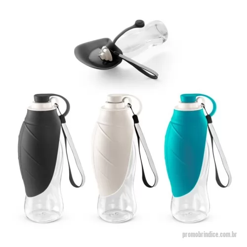 Squeeze ecológico personalizado - Squeeze para PET em PP e silicone. Idealizada para levar nos passeios com o seu animal de estimação para que ele se possa refrescar em qualquer lugar.   Capacidade de 580 mL. 230 x 80 mm