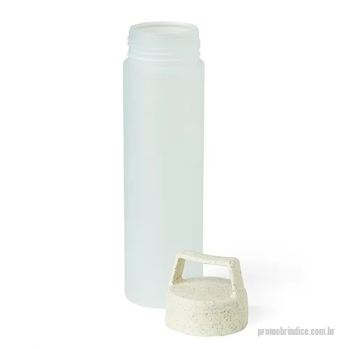 Squeeze ecológico personalizado - Squeeze Soft Eco Personalizada, produzida em material de PVC SOFT TOUCH, sua tampa é rosqueável, em fibra de arroz.