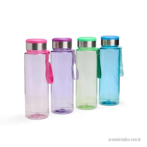 Squeeze metálico personalizado - Squeeze com Porta Comprimido Personalizado