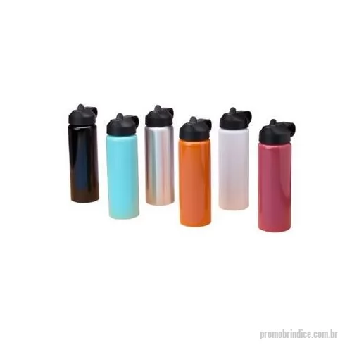 Squeeze metálico personalizado - Squeeze de alumínio personalizado é um brinde personalizado que com sua logomarca vai fazer sucesso!