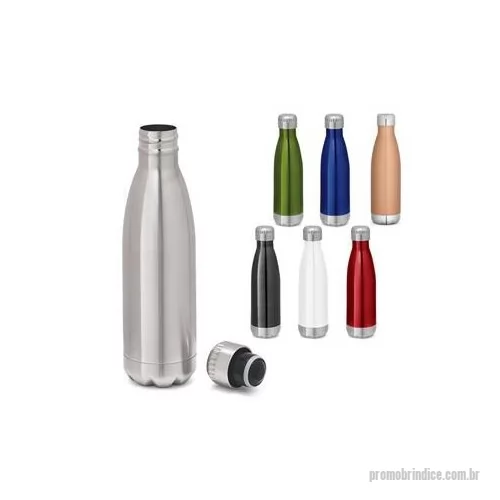Squeeze metálico personalizado - A garrafa de inox personalizada com sua logomarca é um brinde personalizado espetacular!
