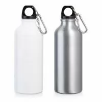 Squeeze em alumínio para sublimação com capacidade até 500 ml e mosquetão 