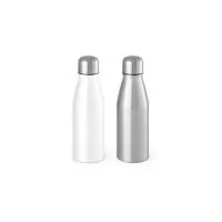 Garrafa para sublimação em alumínio com tampa em aço inox e capacidade até 500 ml. ø67 x 205 mm
