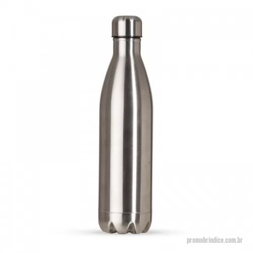 Squeeze personalizado - Garrafa térmica 750ml em inox de alta qualidade. Possui tampa, pode ser utilizada com líquidos quentes ou frios