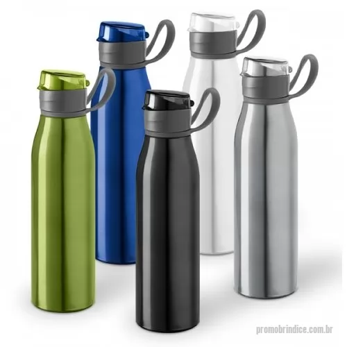 Squeeze personalizado - Squeeze. Alumínio e AS. Capacidade: 650 ml. Food grade.