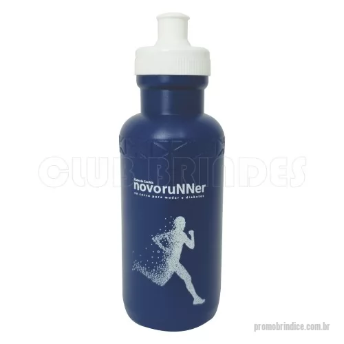 Squeeze personalizado - Squeeze Plástico com Capacidade para 500 ml. Disponível em várias cores. Gravação da logomarca em 1 cor já inclusa.