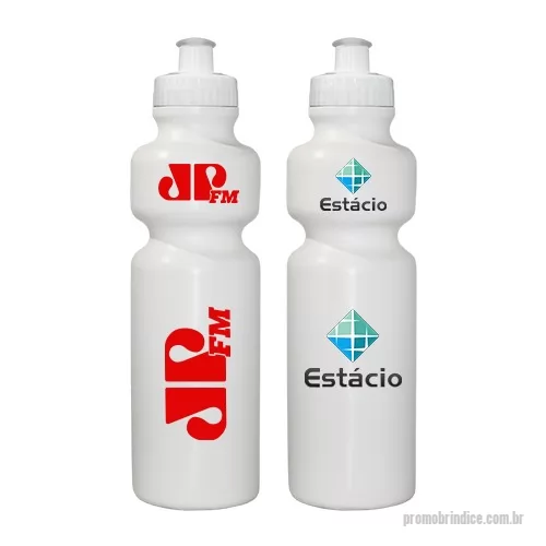 Squeeze personalizado - Squeeze 750mL de PE resistente e flexível, tampa rosqueável em PP e bico em PVC cristal. Acabamento e vedação impecável. Capacidade de 750 mL, ideal para atividades esportivas, bicicleta, corridas.