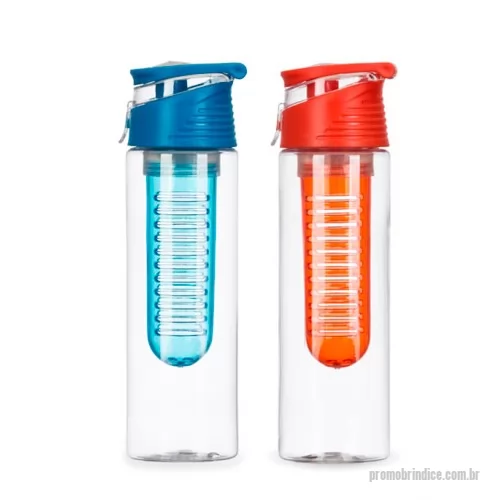 Squeeze personalizado - Squeeze Personalizada para Empresas, Capacidade 700 ml, Cores Preto, azul, vermelho, laranja e verde, Dimensões 25 x 7 cm
