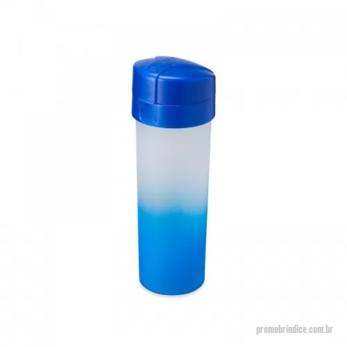 Squeeze personalizado - Squeeze plástica com capacidade de 450ml. Tampa plástica rosqueável com bocal.  Altura :  21 cm  Largura :  7,3 cm  Circunferência :  19,5 cm